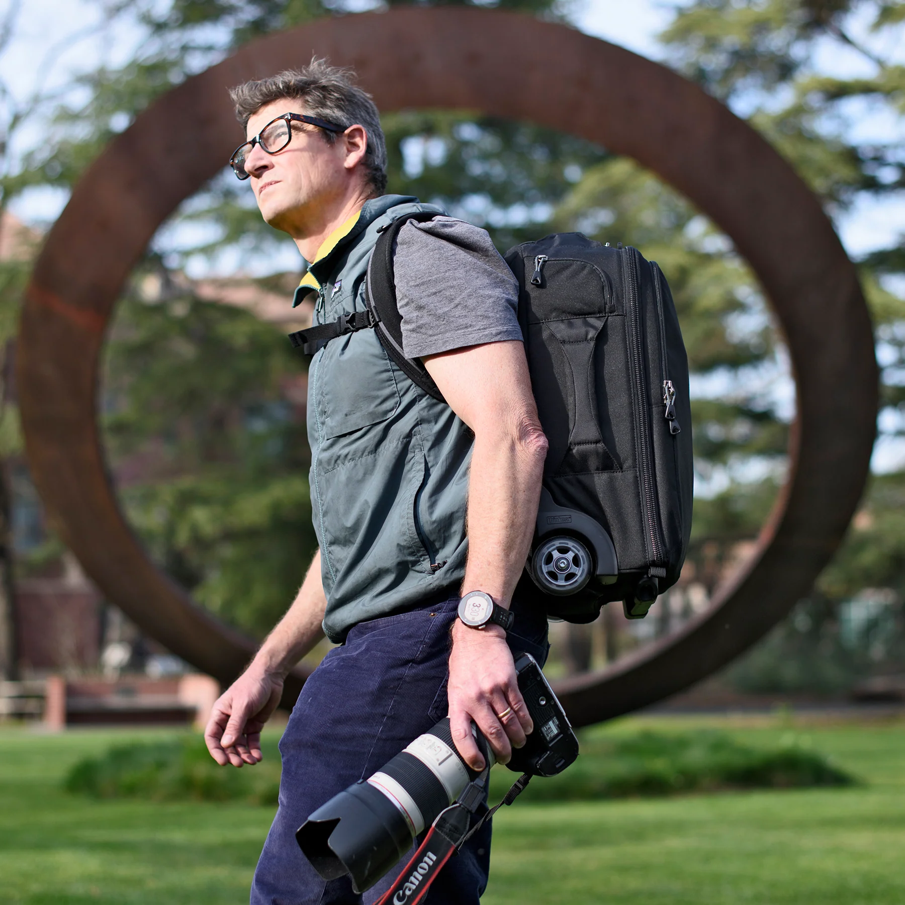Essentials Convertible Rolling Backpack - Image 8